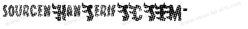 sourcen Han Serif SC SEM字体转换